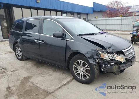 2012 Honda Odyssey Exl из США, поврежденный, VIN 5FNRL5H67CB096008